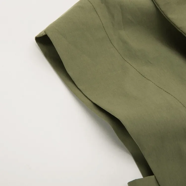 KENZO SS21 Sleeveless Dress Women's Green-6