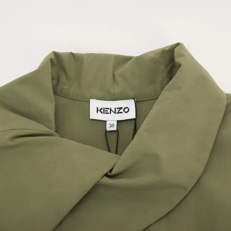 KENZO SS21 Sleeveless Dress Women's Green-4