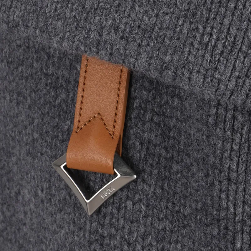 MCM Zip Up Knitted Cardigan-2