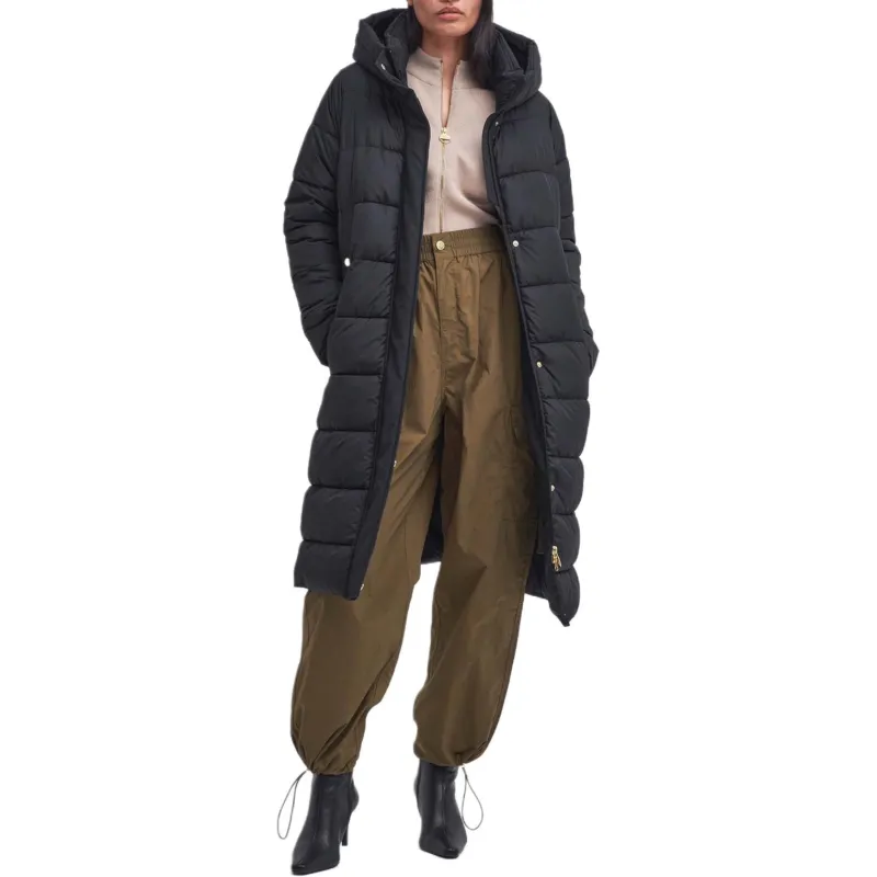 BARBOUR Barron FW24 Puffer Jacket Women's Black-1