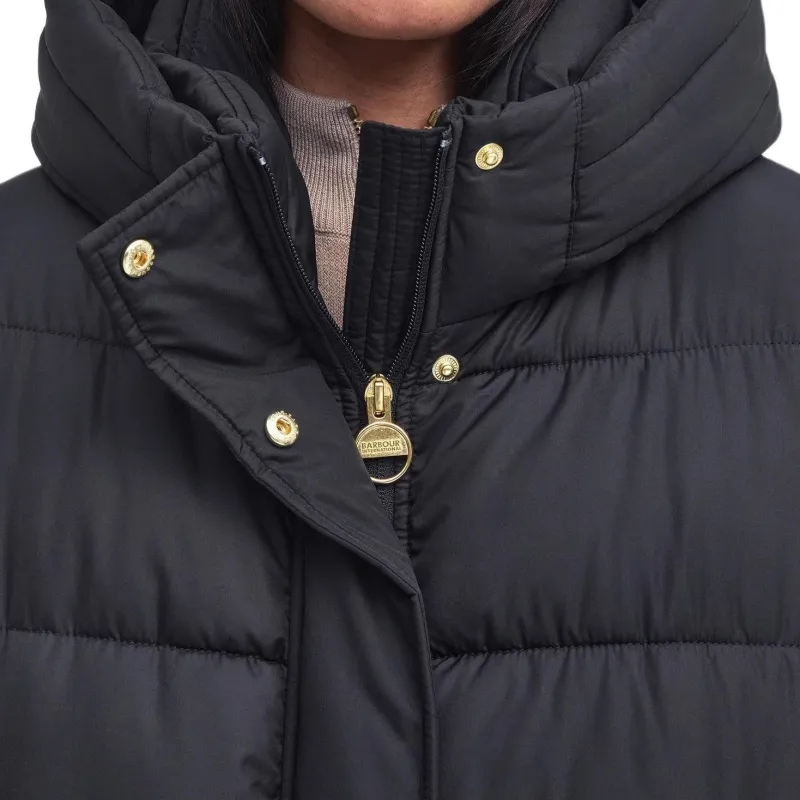 BARBOUR Barron FW24 Puffer Jacket Women's Black-5