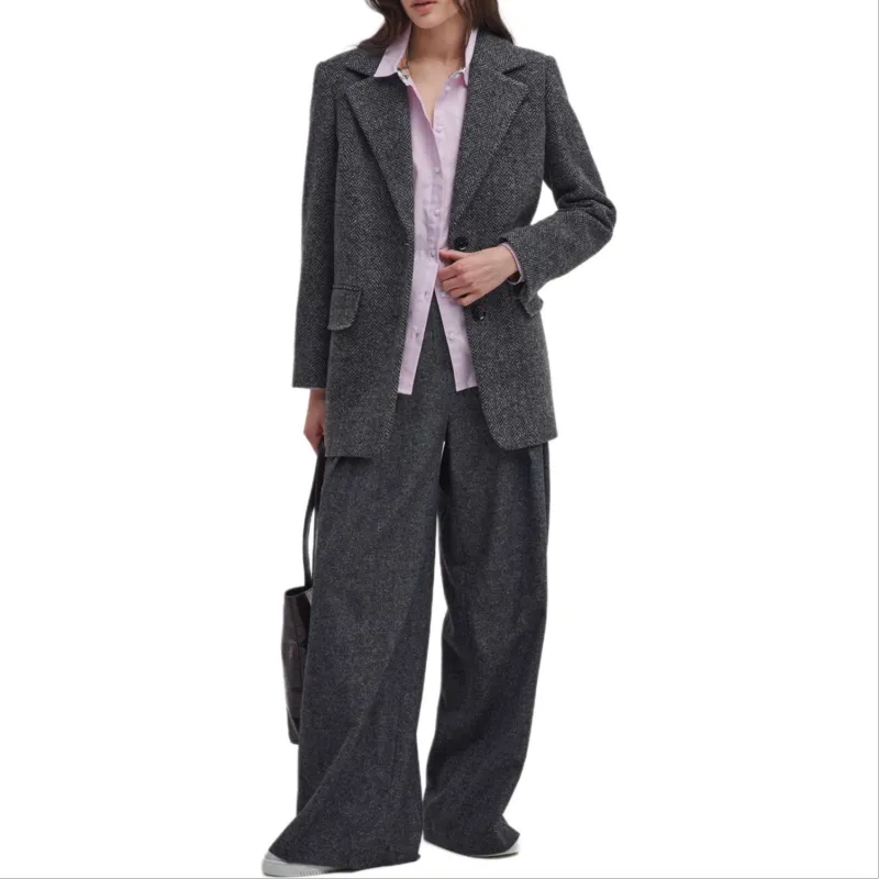 BARBOUR FW24 Business Suits Coats Women's Gray-1
