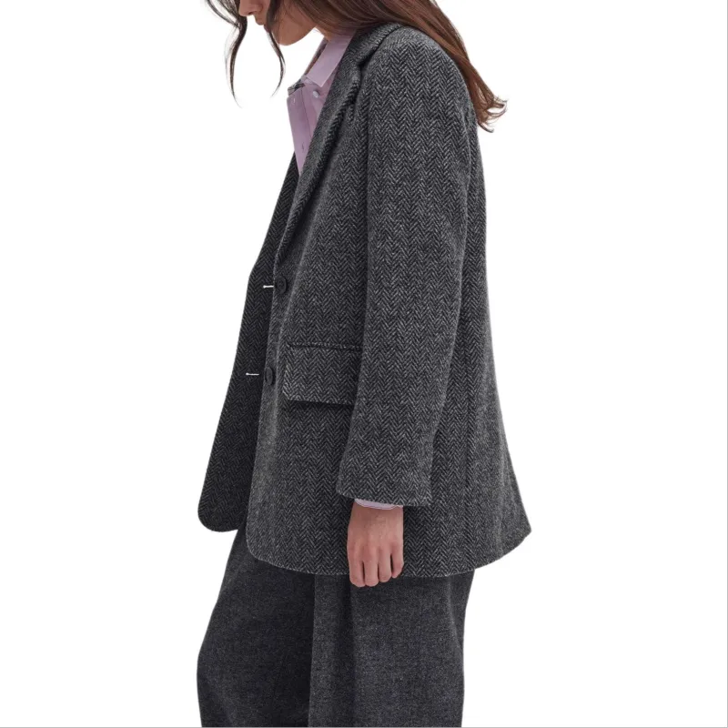 BARBOUR FW24 Business Suits Coats Women's Gray-4