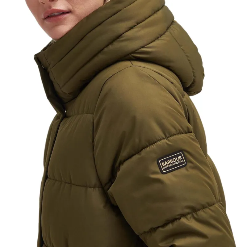 BARBOUR FW24 Puffer Jacket Women's Olive Green-4