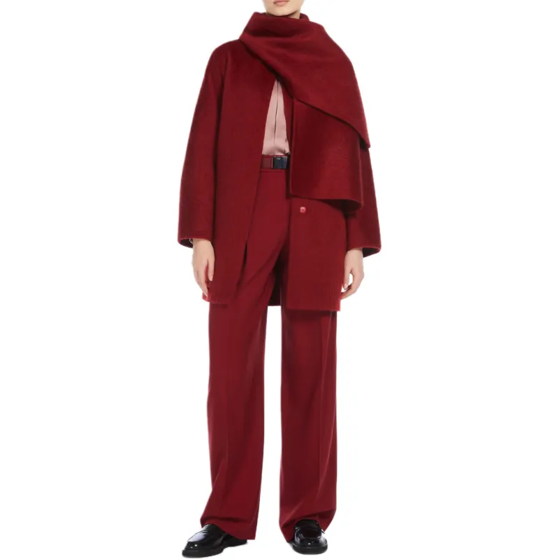 MaxMara Studio Fiumana Coat Women's Red-1