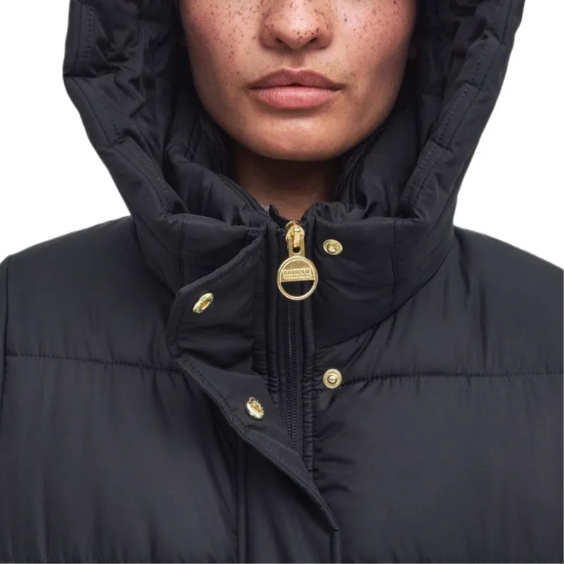 BARBOUR Barron FW24 Puffer Jacket Women's Black-7