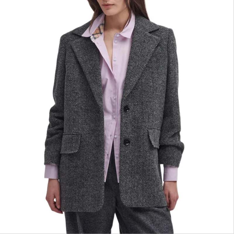 BARBOUR FW24 Business Suits Coats Women's Gray-2