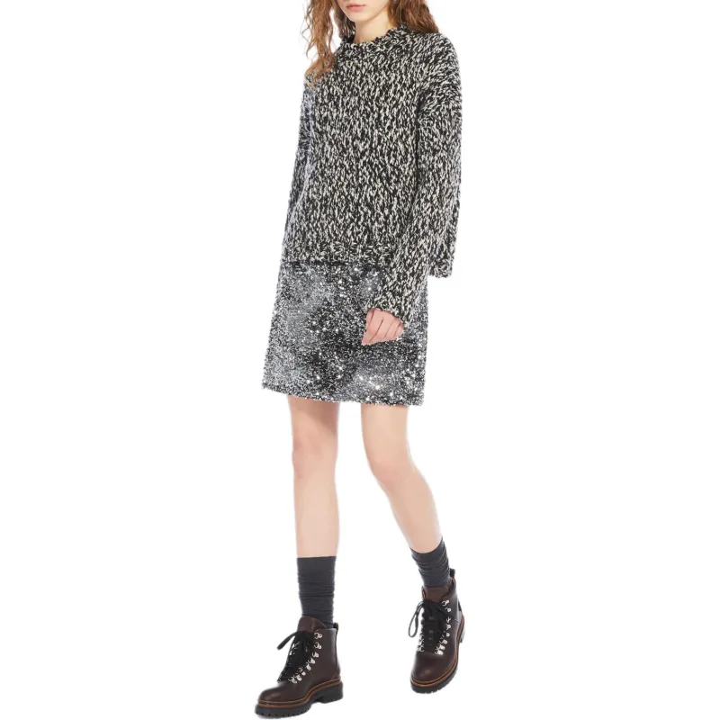 WEEKEND MaxMara Casual Short Skirts Women's Black-2