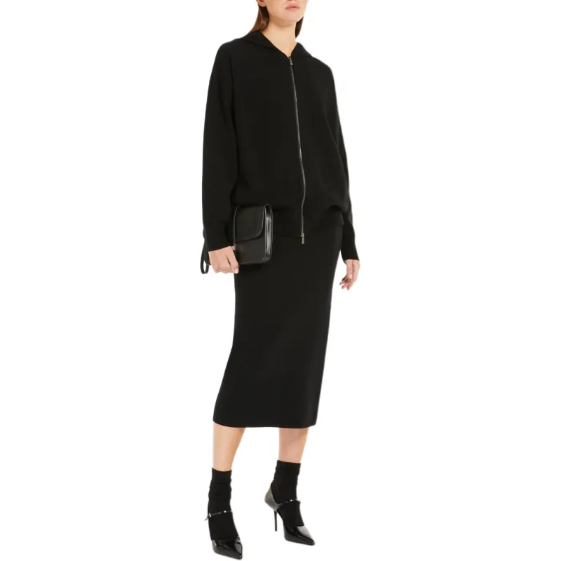 MaxMara Studio Halle Collection Jackets Coats Women's Black-1