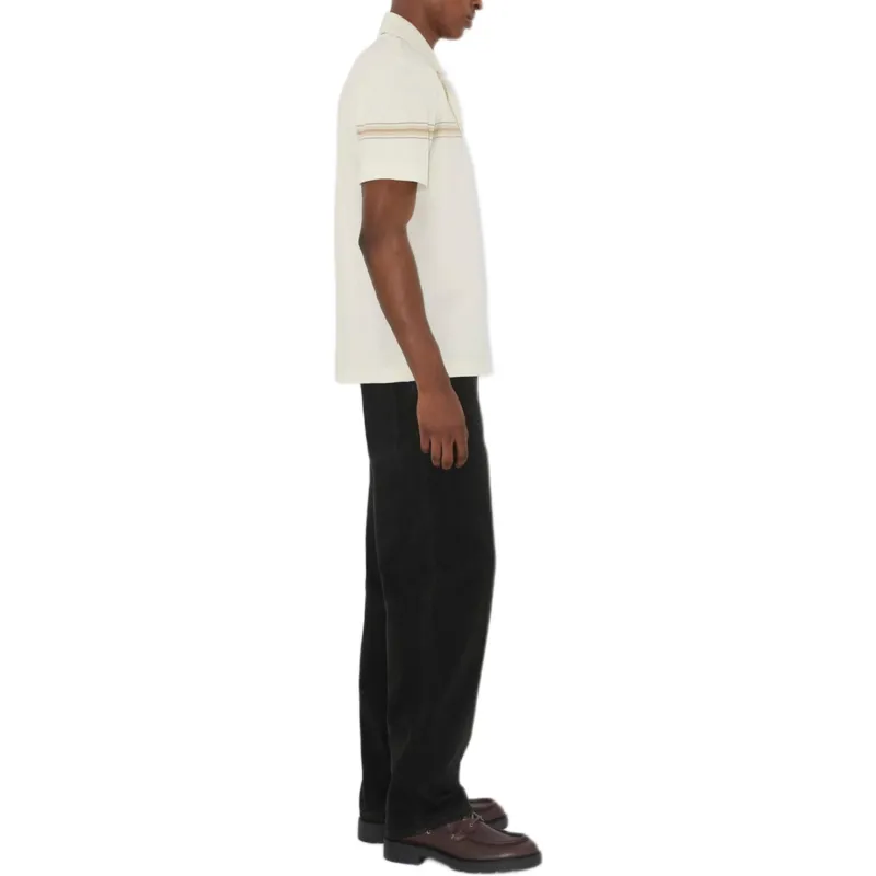 Burberry Ekd Embroidered Striped Polo Shirt-3