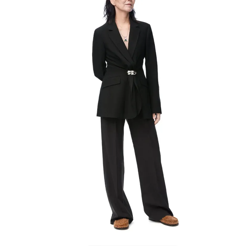 LOEWE FW24 Jackets Coats Women's Black-1