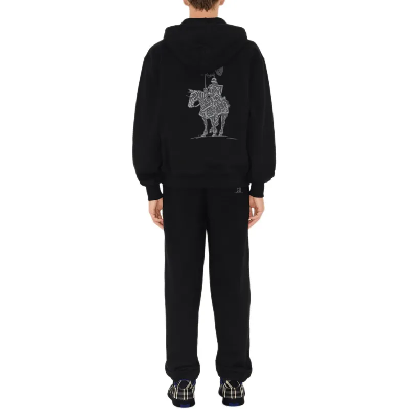 Burberry Logo Printed Sweatpants-2