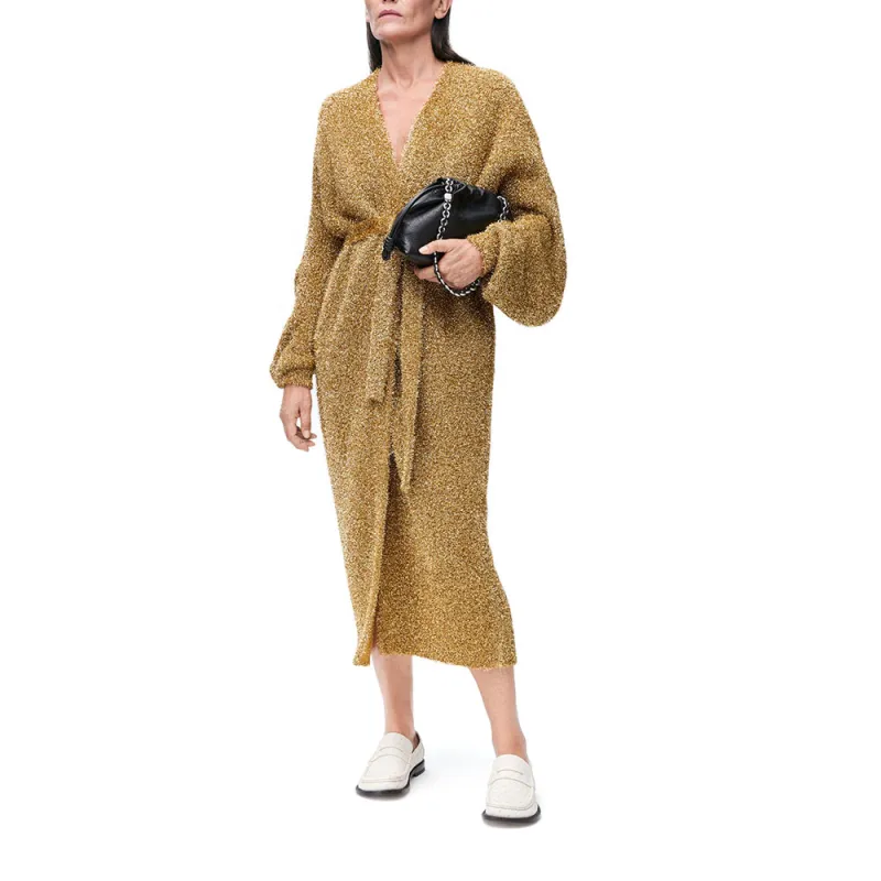 LOEWE SS25 Women's Pre Selection Collection Coat Women's Gold-1