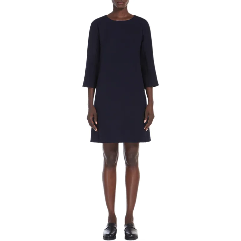 MaxMara Long-Sleeved Dresses Women's Navy-1