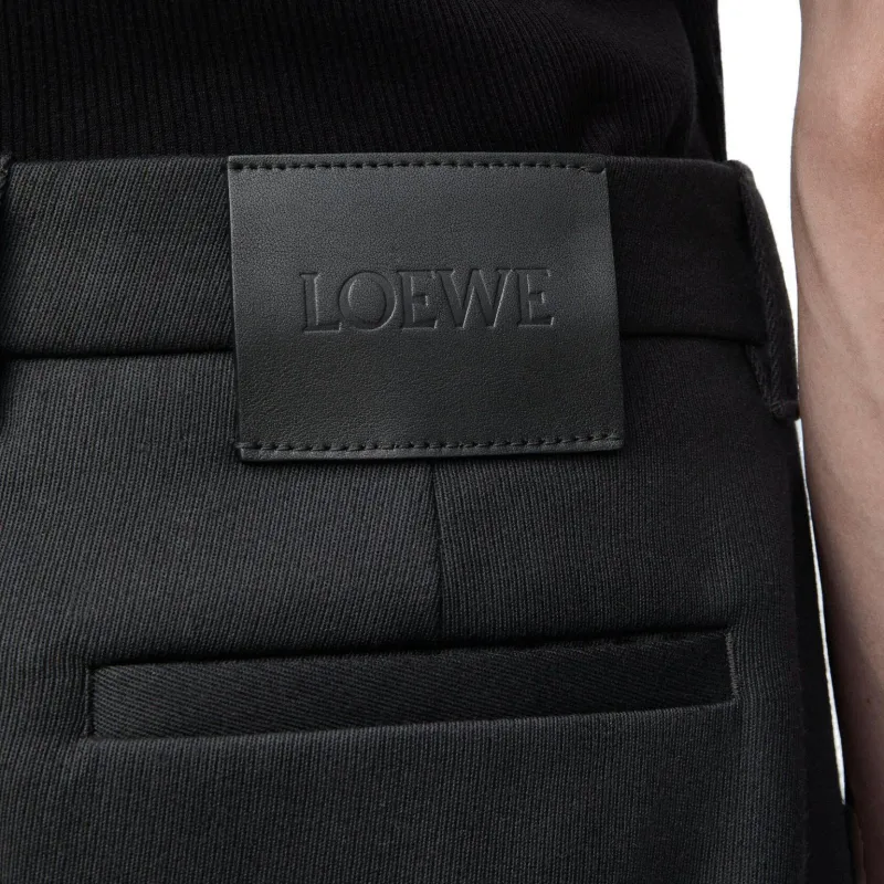 LOEWE FW24 Cargo Pants Men's Black-4