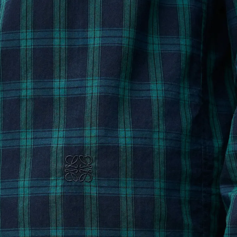 LOEWE Checked Poplin Shirt-4