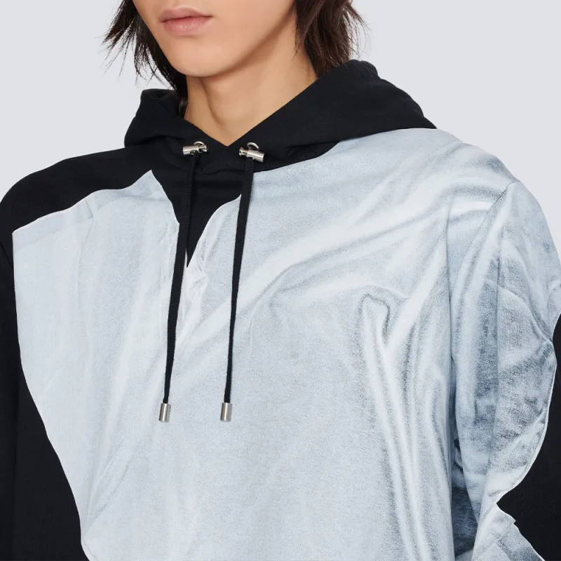 BALMAIN T shirt Print Hoodie-6