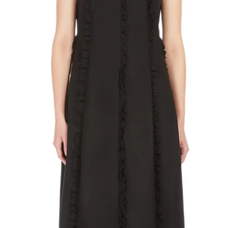 'S MAX MARA Milena Collection Sleeveless Dress Women's Black-4