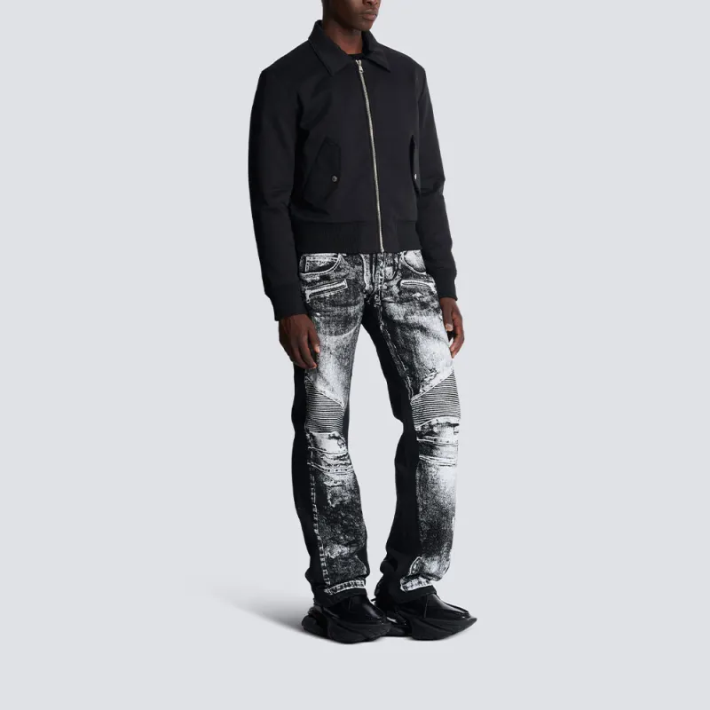 BALMAIN Logo embroidered Bomber Jacket-2