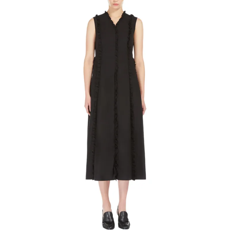 'S MAX MARA Milena Collection Sleeveless Dress Women's Black-1
