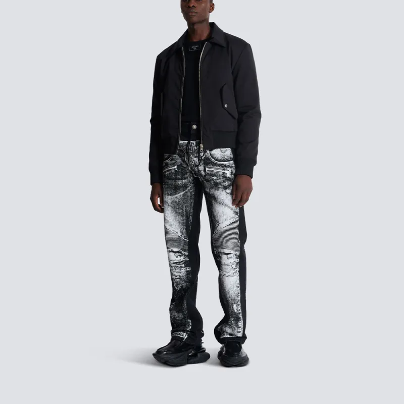 BALMAIN Logo embroidered Bomber Jacket-1