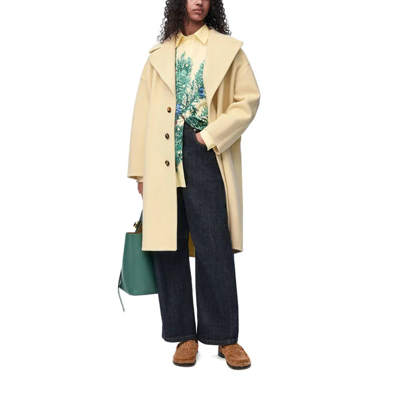 LOEWE Single Breasted Long Coat-1