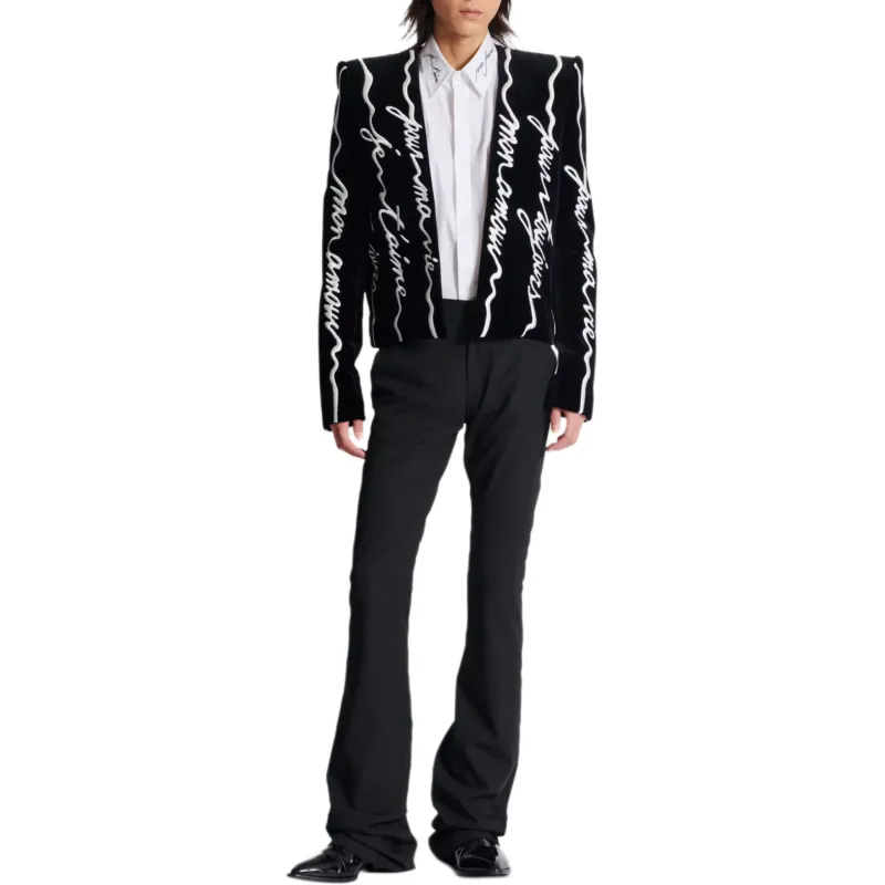 BALMAIN Spencer Embroidered Blazer-2