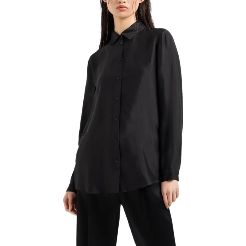 ARMANI EXCHANGEAE FW24 Shirt Women's Black-1