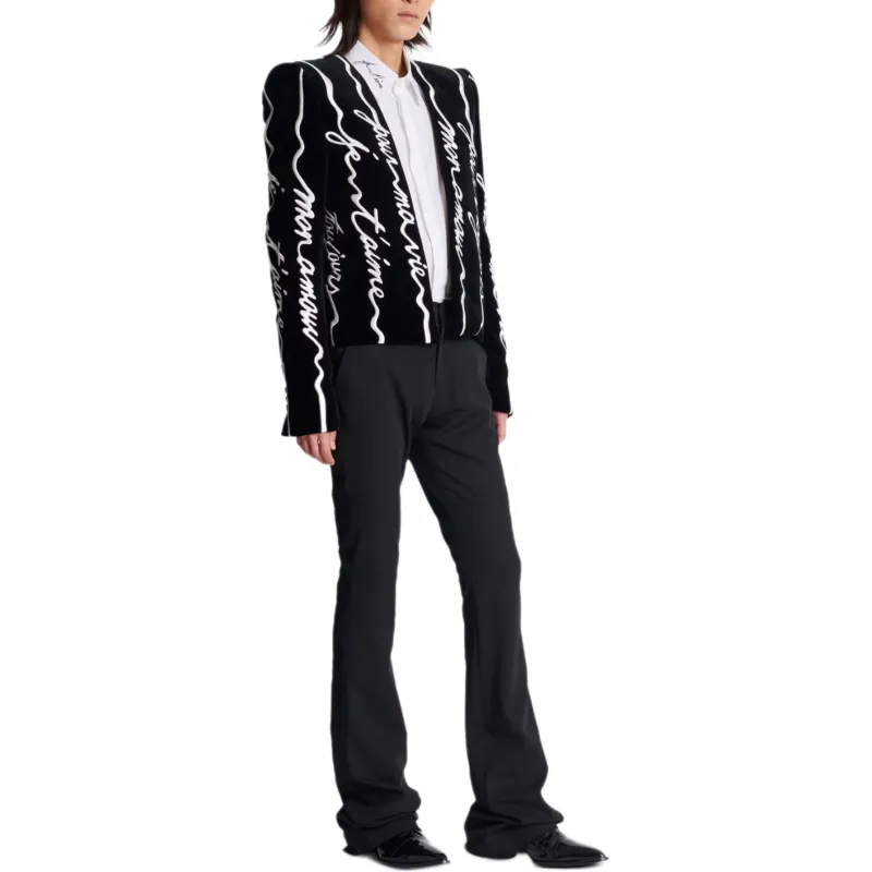 BALMAIN Spencer Embroidered Blazer-5