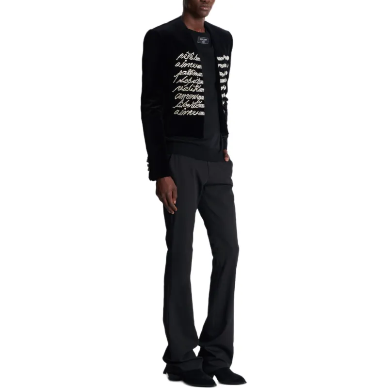 BALMAIN Spencer Velvet Jacket-3