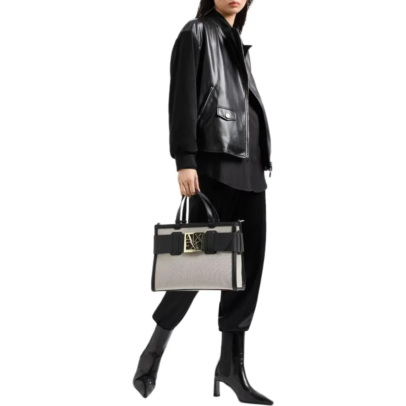 ARMANI EXCHANGEAE FW24 Shirt Women's Black-3