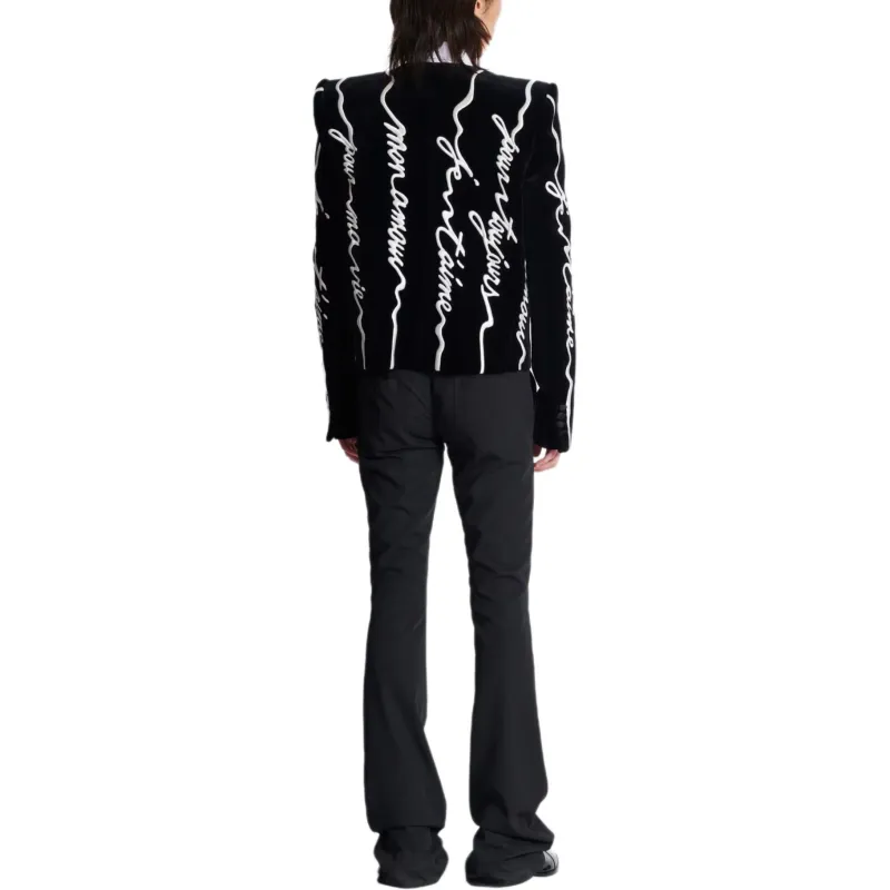 BALMAIN Spencer Embroidered Blazer-4