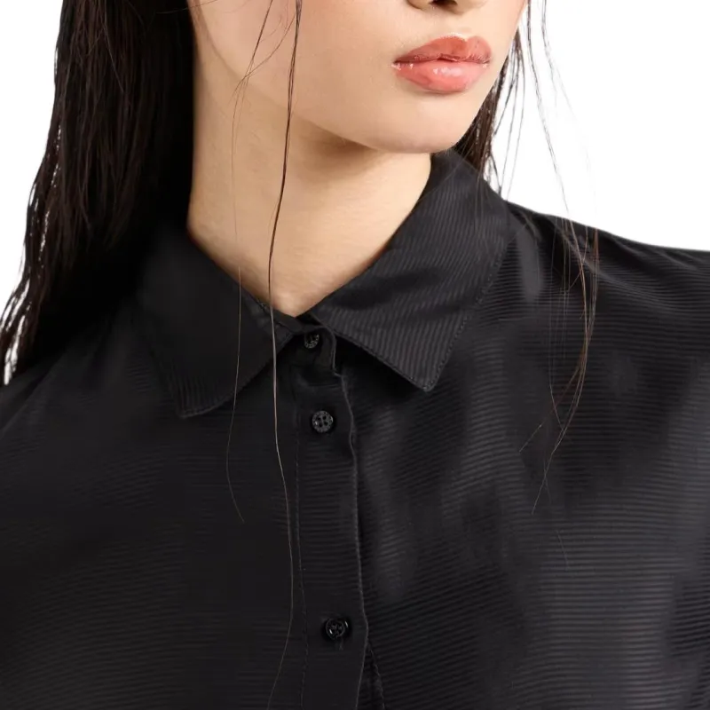 ARMANI EXCHANGEAE FW24 Shirt Women's Black-4