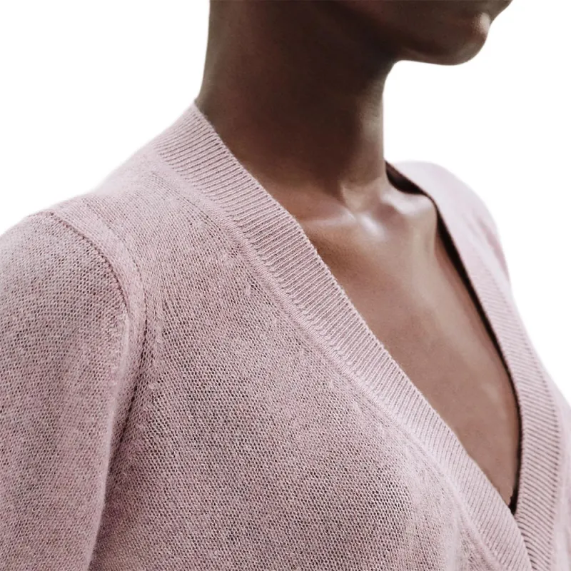 HERMES SS25 Cashmere Sweater Women's Light Rose-2