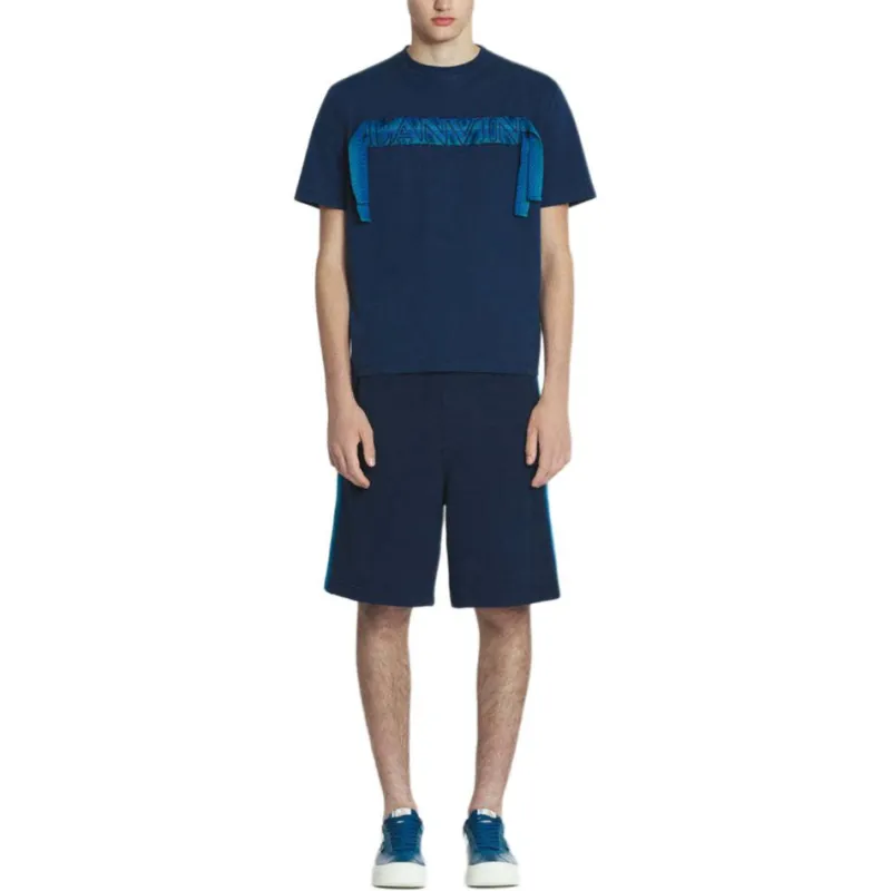 Lanvin Curb stripe Track Shorts-1