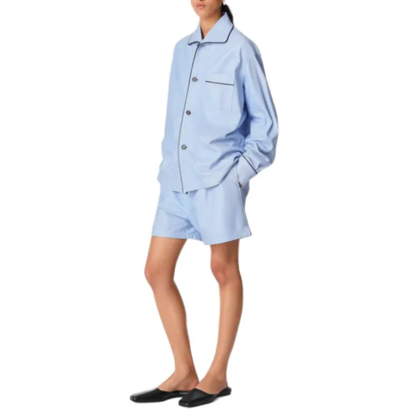 Bottega Veneta FW24 Shirt Women's Blue-2