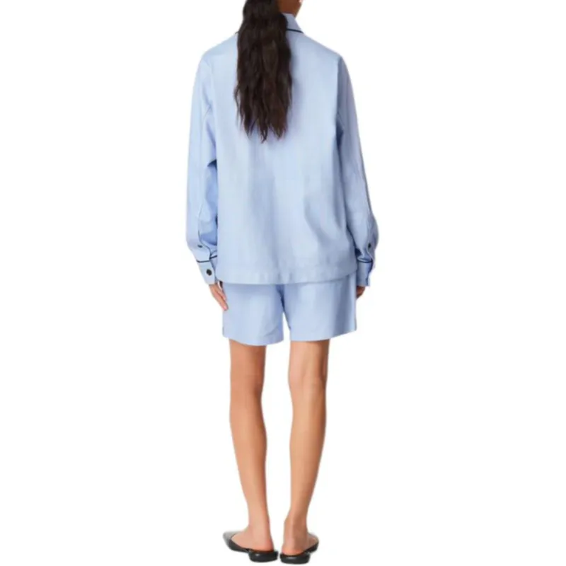 Bottega Veneta FW24 Shirt Women's Blue-1