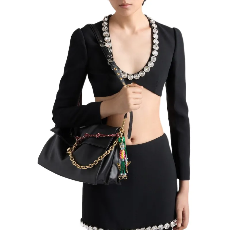 PRADA Crop Tops Women's Black-1