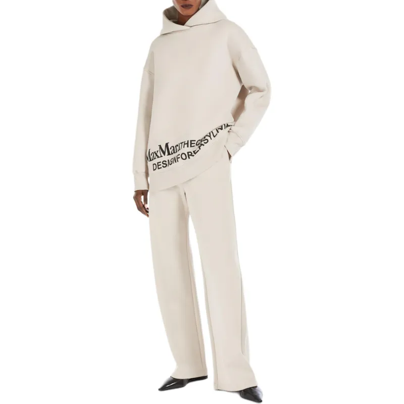 'S MAX MARA Logo print Hoodie-2