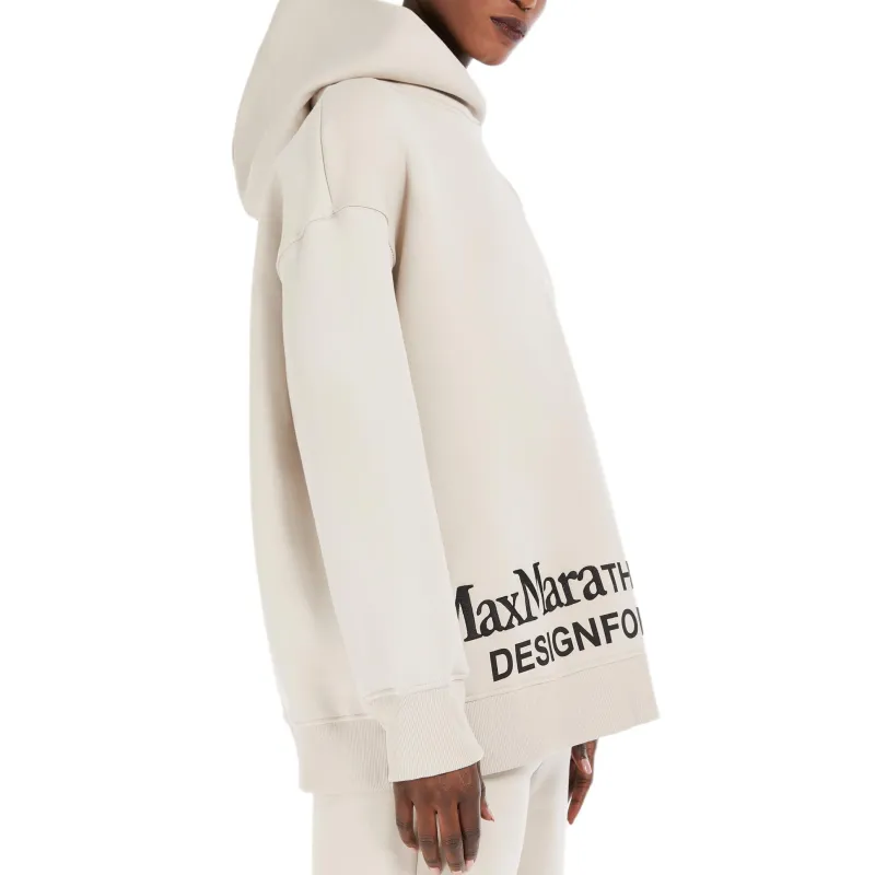 'S MAX MARA Logo print Hoodie-3