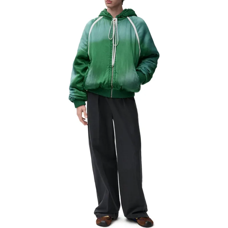 LOEWE SS25 Jackets Coats Men's Green-2