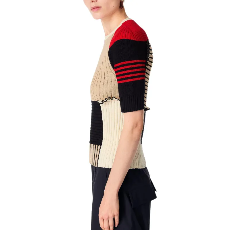 Bottega Veneta Patchwork Top-2