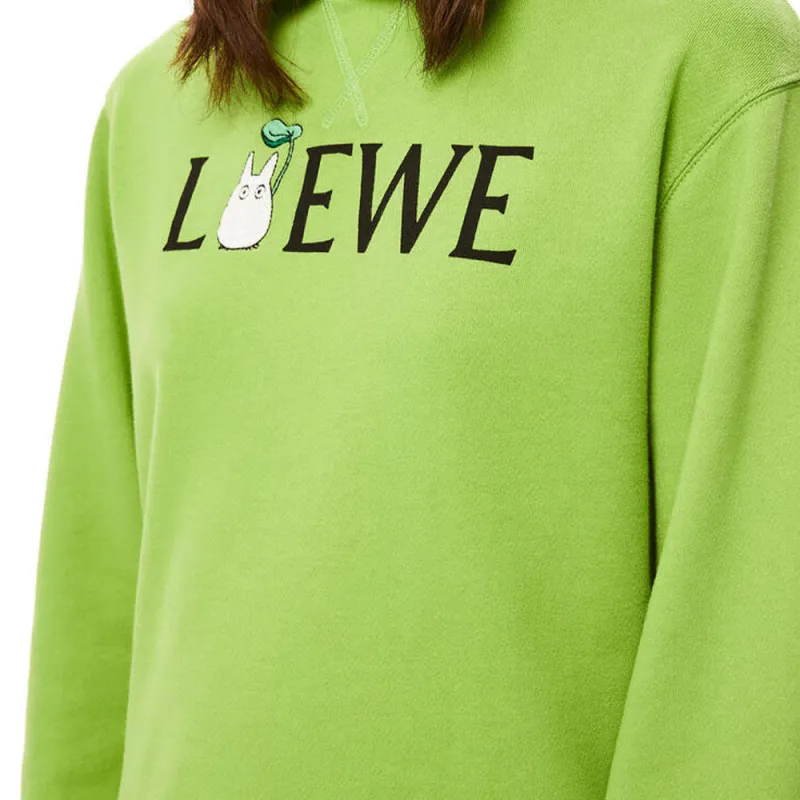 LOEWE x LONGMAO SS21 Sweatshirt Unisex Green-6