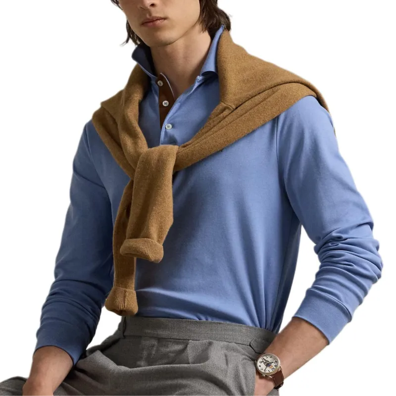 Polo Ralph Lauren FW24 Polo Shirt Men's Sky Blue-4