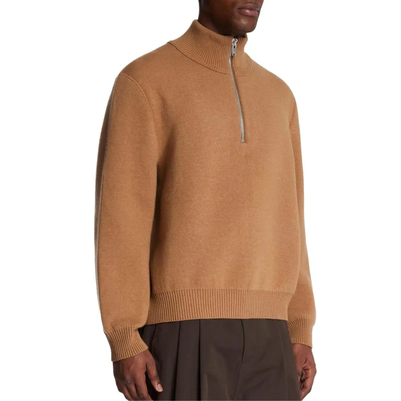 Bottega Veneta FW24 Cashmere Sweater Men's Brown-4