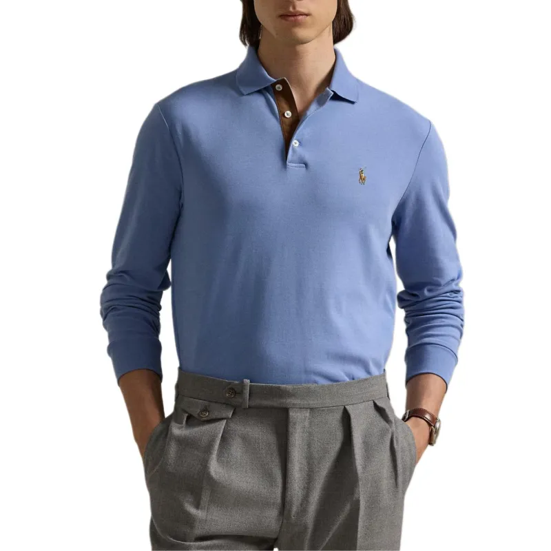 Polo Ralph Lauren FW24 Polo Shirt Men's Sky Blue-2
