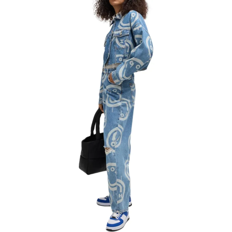 HUGO BOSS Graphic print Jeans-3