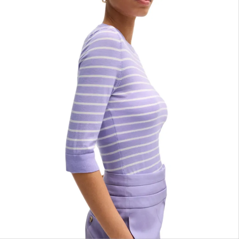 HUGO BOSS FW24 Sweater Women's Purple-3