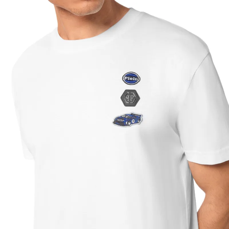 PHILIPP PLEIN Crewneck Ss Cars Racing Jersey T shirt-4