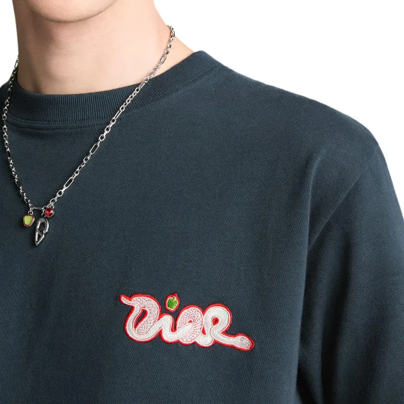 DIOR T Shirts Men Blue-4
